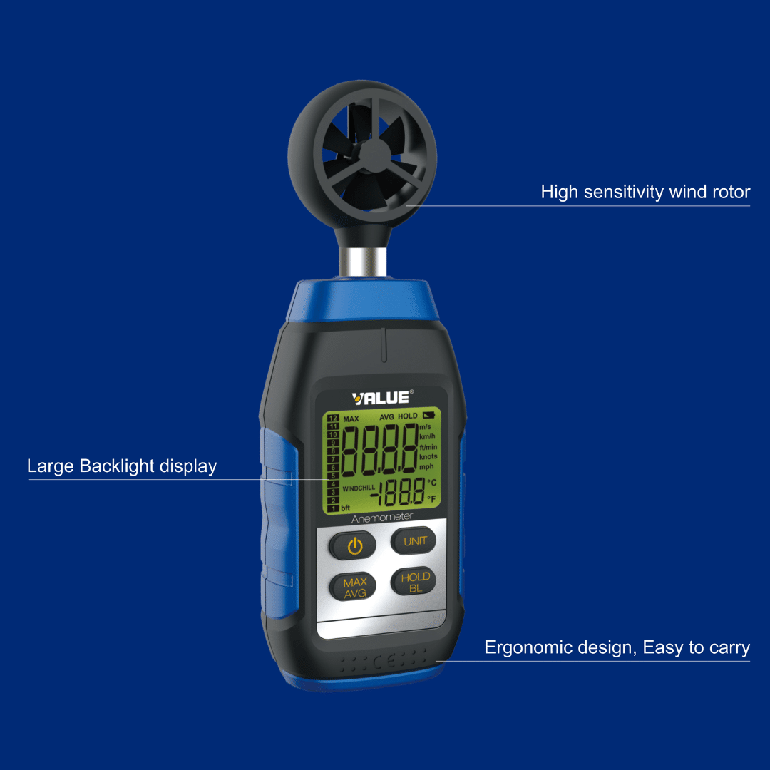 ANEMÓMETRO DIGITAL VMA-1 - VALUE