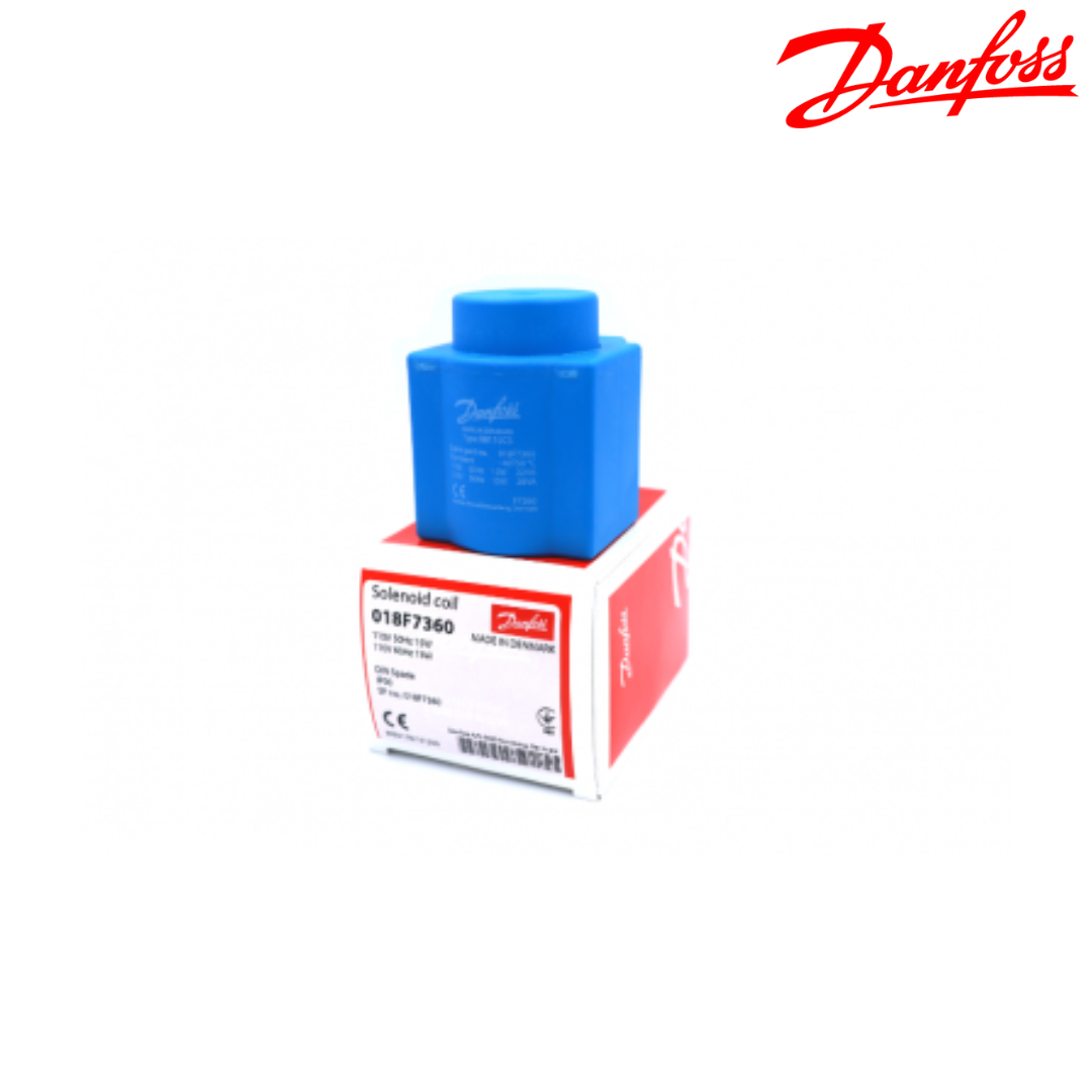 BOBINA SOLENOIDE 110V/60HZ/13W 018F7360 C/CAJA TERMINALES TIPO BB -40_50°C - DANFOSS