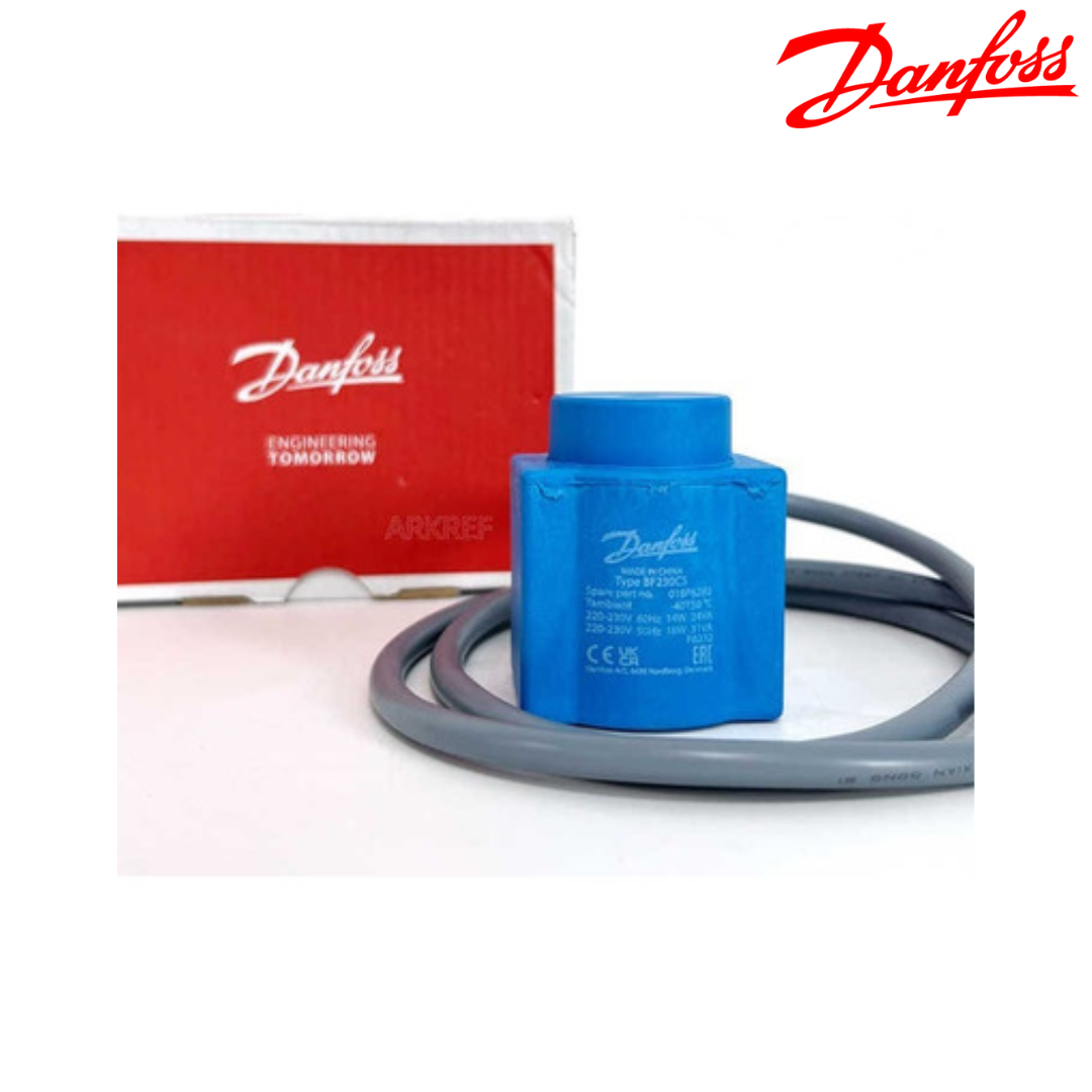 BOBINA SOLENOIDE 24V/60HZ 14W 018F6715  C/CAJA TERMINALES TIPOBE -40_80°C - DANFOSS