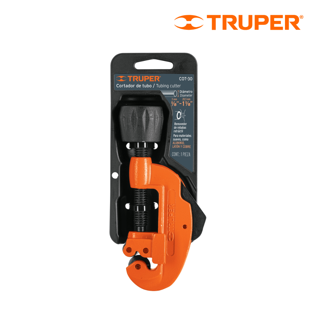 CORTADOR DE TUBO 1/8" A 1-1/8" 12853 - TRUPER