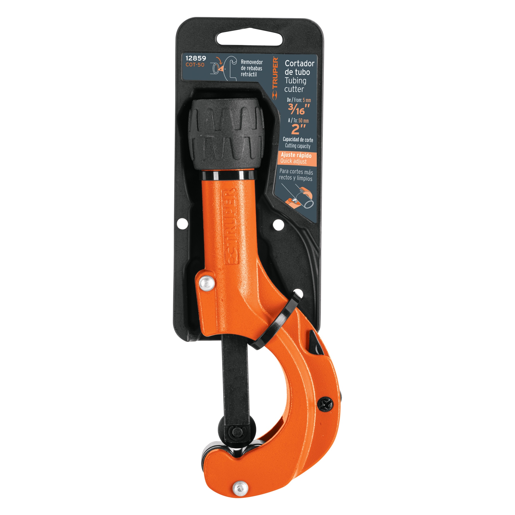 CORTADOR DE TUBO 3/16″ (5 MM) A 2″ (50 MM) 12859 – TRUPER