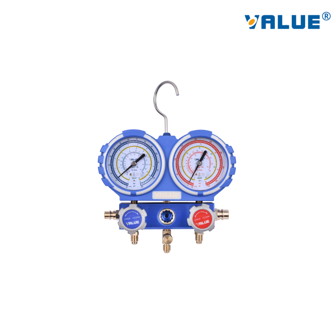 JUEGO DE MANÓMETRO ANALOGICO VMG-2-R134A - VALUE
