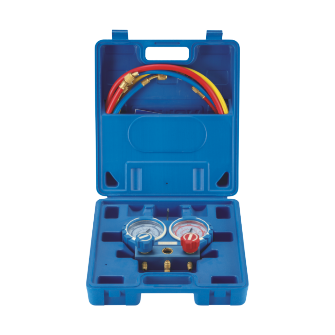 JUEGO DE MANÓMETRO ANALOGICO VMG-2-R410A-02 (R410A/407C/R134A/R22) - VALUE
