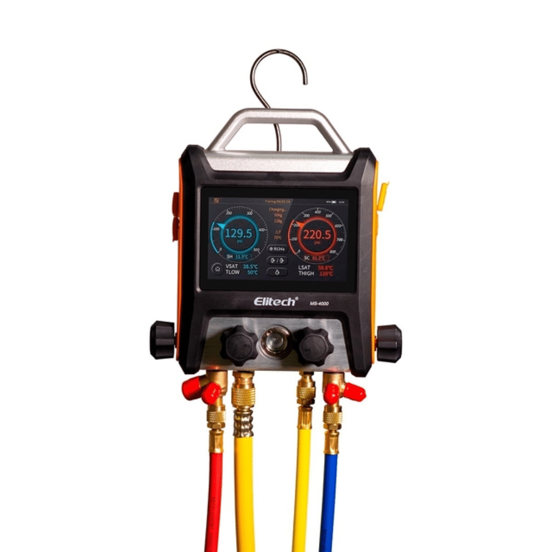 MANIFOLD DIGITAL INTELIGENTE CON VACUOMETRO INTEGRADO MS 4000 - ELITECH